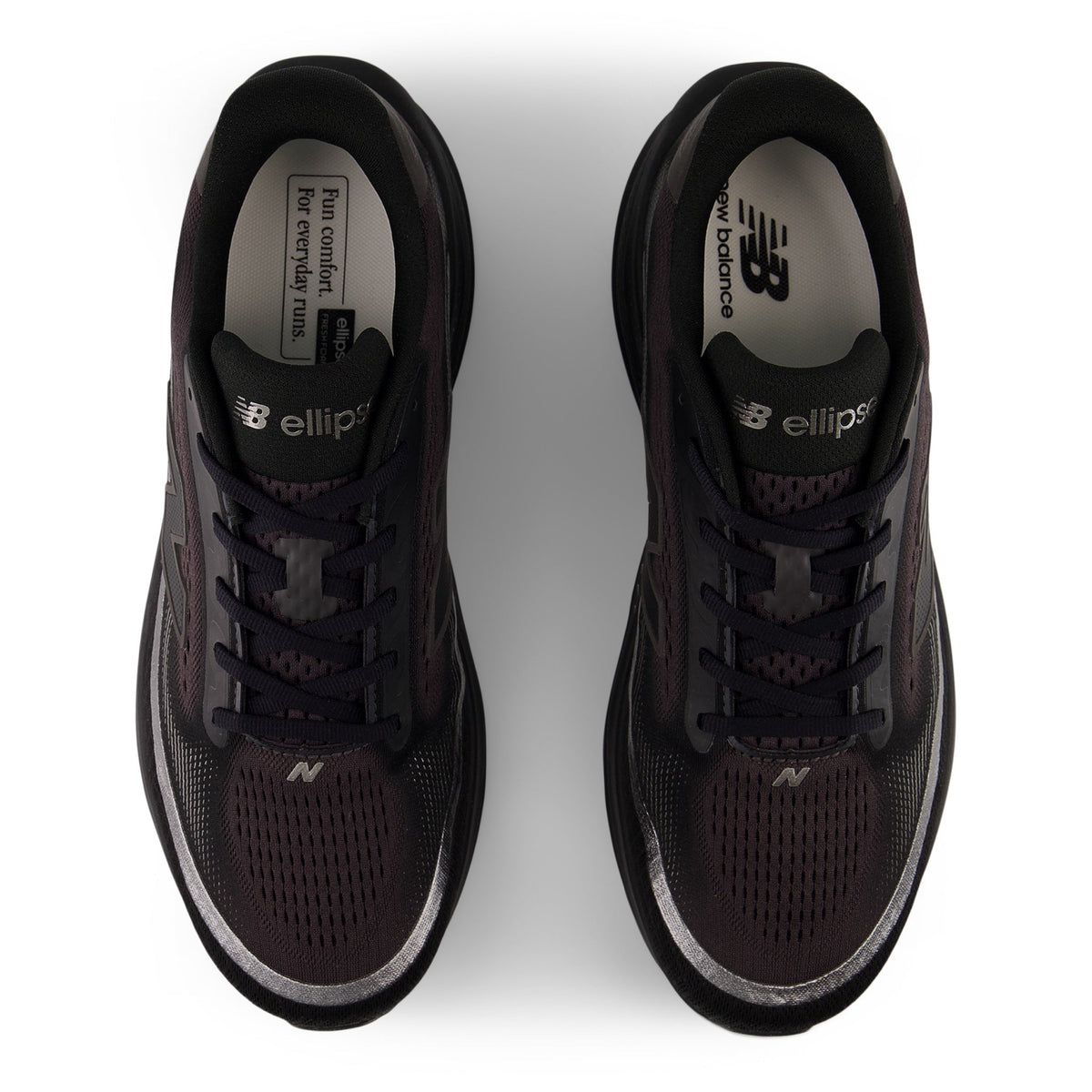 New Balance Mens Ellipse - BLACK (Wide)